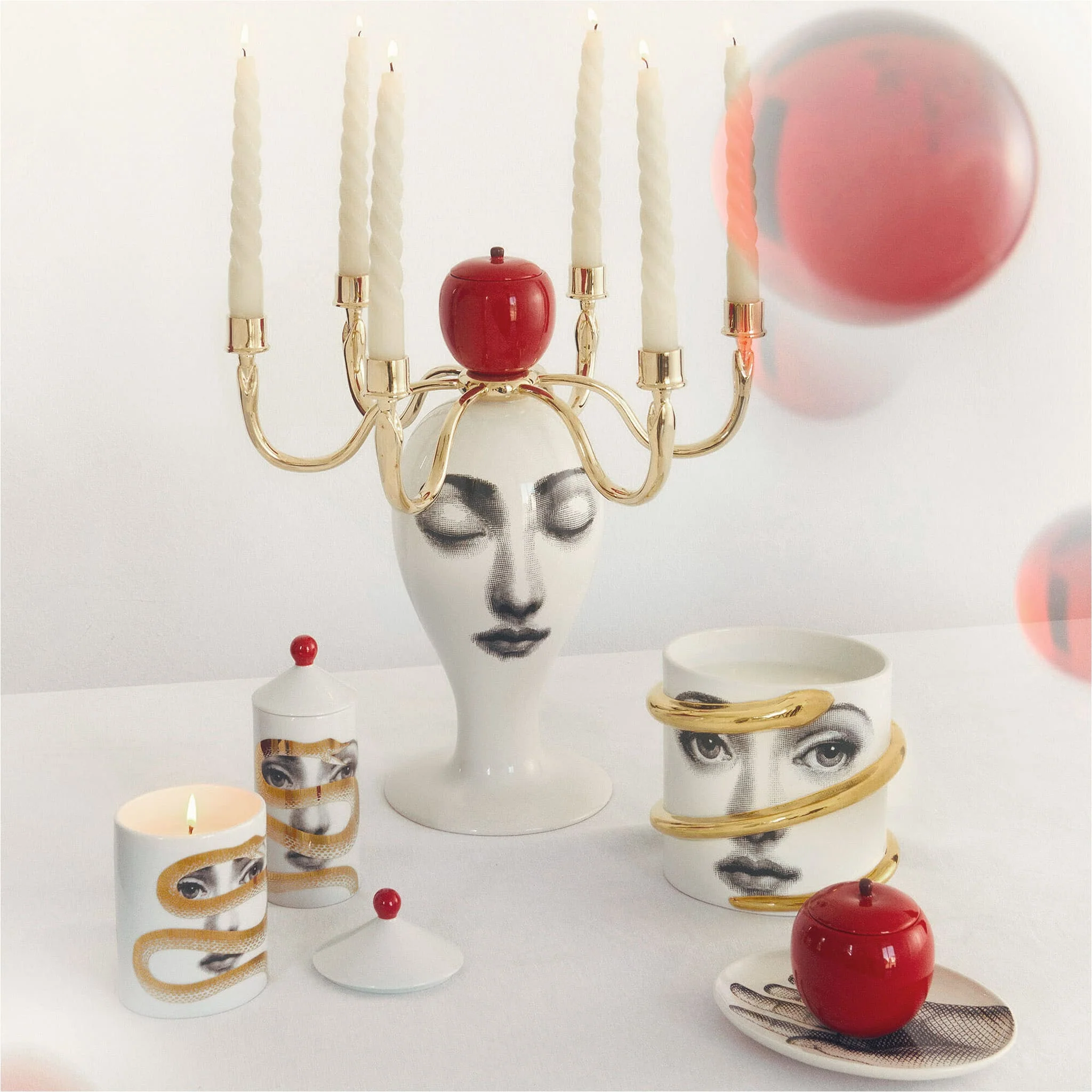 AL BUIO Candela Peccato Originale Fragranza Frutto Proibito - Fornasetti - Image 4