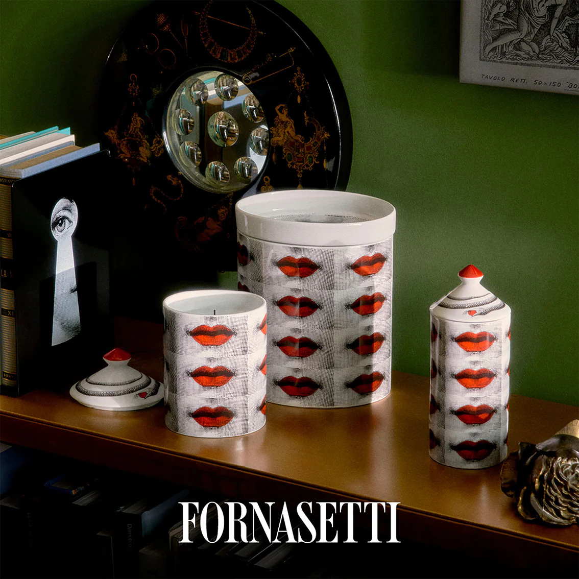 NEL MENTRE Candela Grande Bocche - Fragranza Frutto Proibito - Fornasetti - Image 3