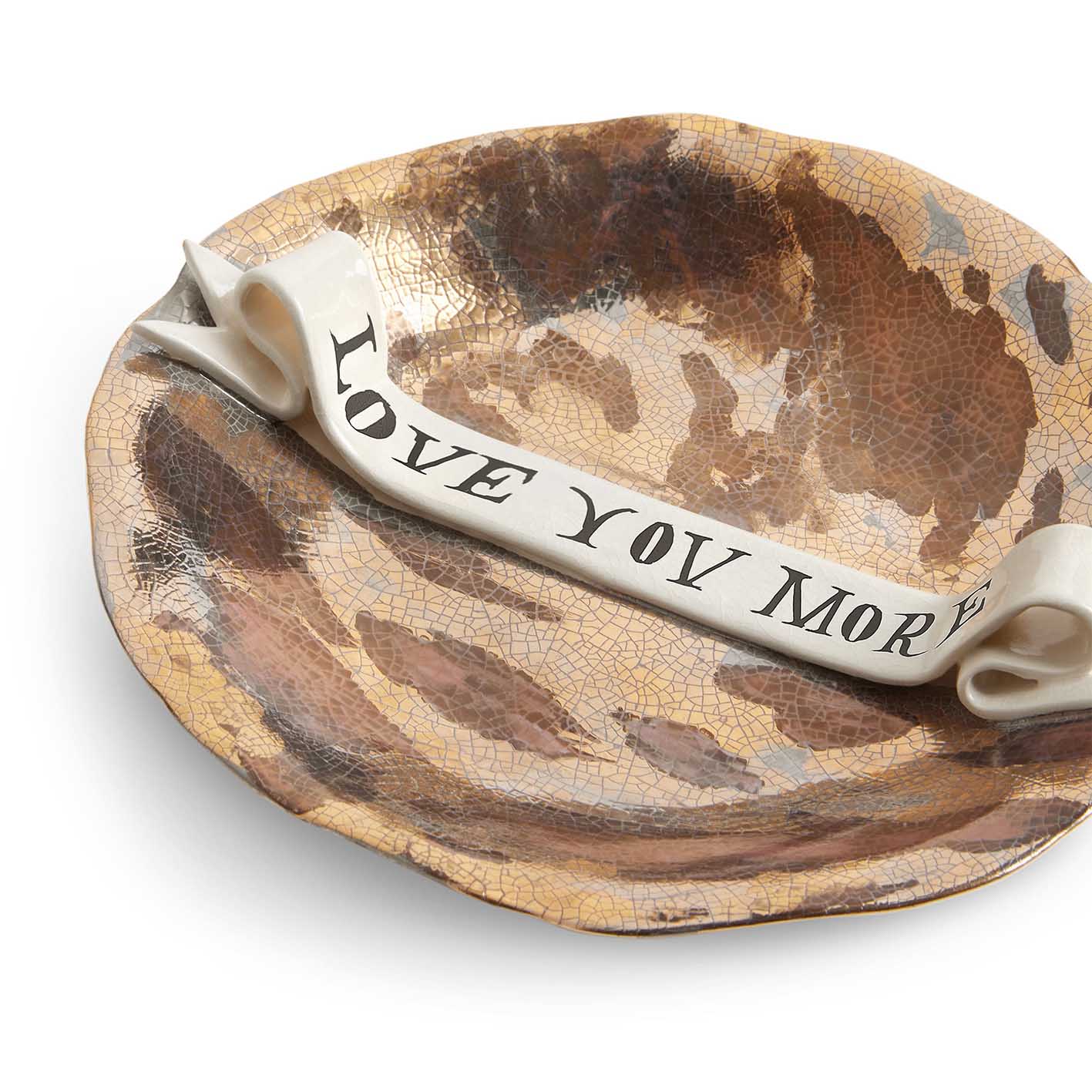 Ruan Hoffman Plate with Ribbon Love You More - LObjet - Image 4